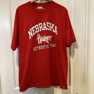Gildan Red Short Sleeve Tee Nebraska Huskers